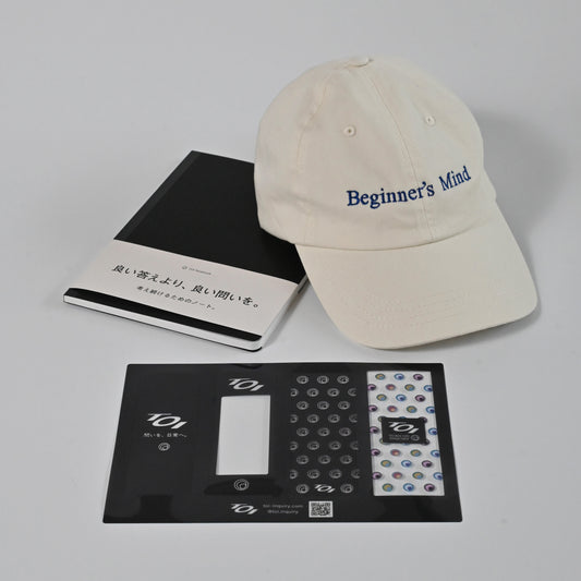 TOI Notebook + Beginner’s Mind Cap Set